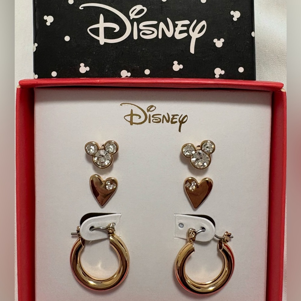 Disney earrings gift set x3